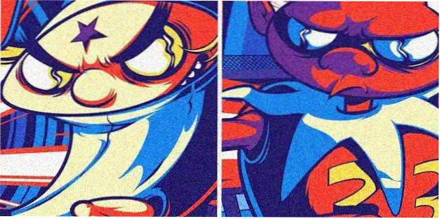 浪漫电影网本期幕后专号封面，陈列于报刊架上的手稿与拍摄本